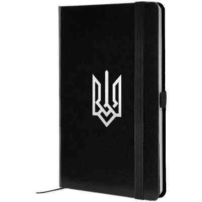 Книга записна Axent Partner Герб 125x195 мм, 96 аркушів, клітинка, чорна (8201-01-5-A) Вінниця