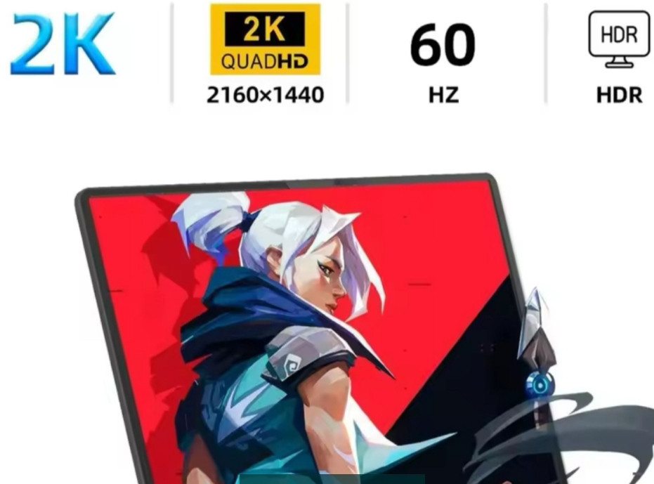 Портативний (Portable) сенсорний IPS Монітор 2К 14 Дюймів 60Hz. Київ - фото 6