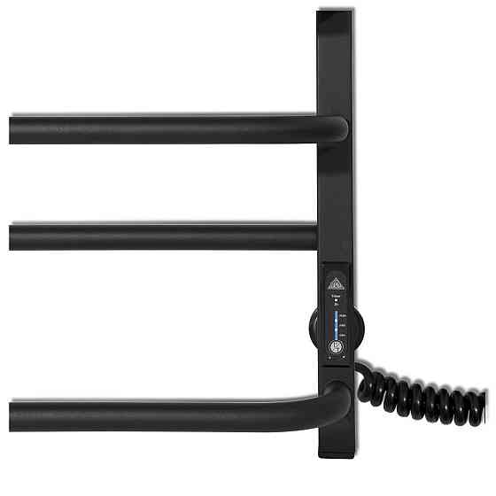 Електричний полотенцесушитель Laris Зебра Комфорт ЧК10 500Х900 Е чорна Київ