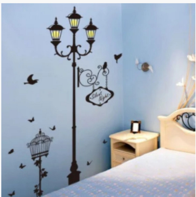 Інтер'єрна наклейка на стіну Ліхтар Київ - фото 5