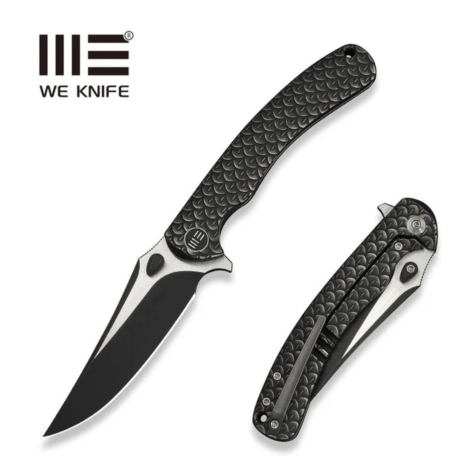 Ніж складаний туристичний Weknife Dracarys, (9.1 см) Böhler M390 / титан 6AL4V чорний Київ - фото 10