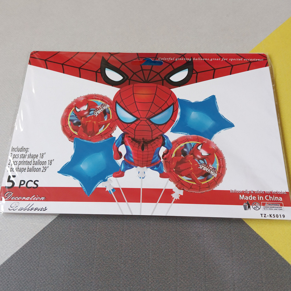Набор воздушных шаров человек паук (5 предметов) Киев - изображение 1