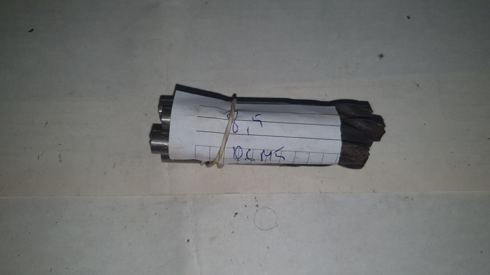 Сверло с цилиндрическим хвостовиком 8.5 мм укороченное. Р6М5. СССР. Харьков - изображение 1