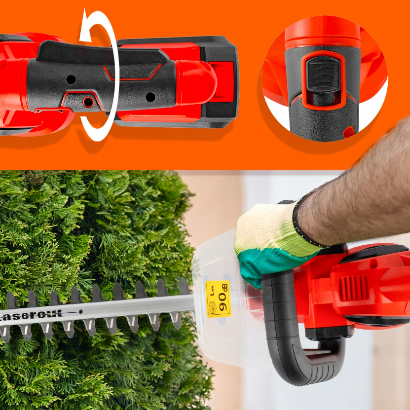 Кущоріз акумуляторний Maltec 58см 20В + акумулятор Maltec 20В 2А·год (Польща) Київ - фото 5