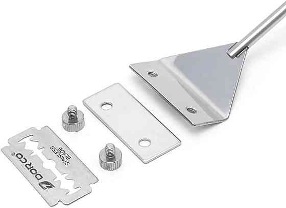 Скребок для акваріума скло нержавіюча сталь лезо для очищення водоростей 4,3×1,8 см ергономічний Київ