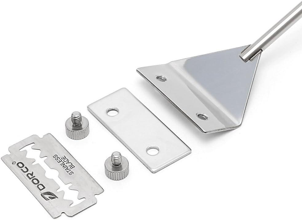 Скребок для акваріума скло нержавіюча сталь лезо для очищення водоростей 4,3×1,8 см ергономічний Київ - фото 4