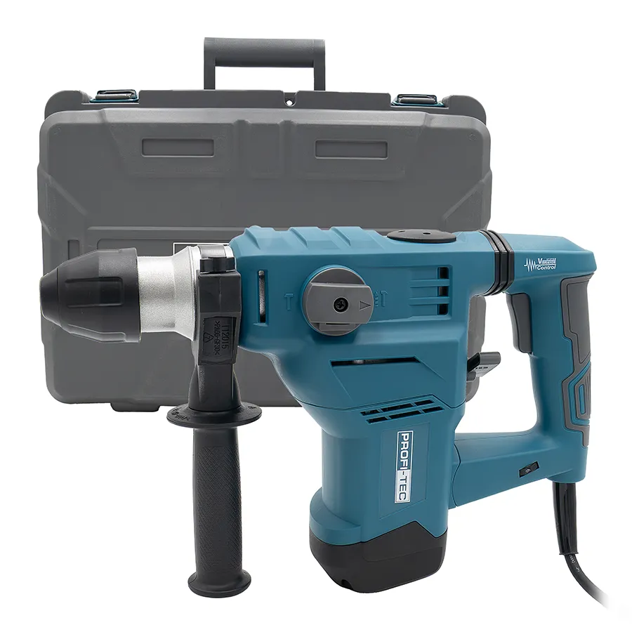 Потужний ударний перфоратор PROFI-TEC RH1500P5 : 1500 Вт, 5 Дж, набір бурів (007084) Київ - фото 1