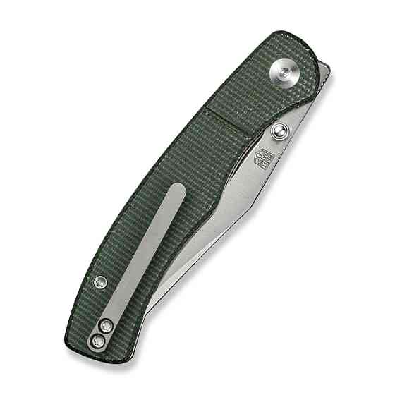 Ніж складаний кишеньковий Civivi Clingman, (7.6 см) Nitro-V / Micarta темно-зелений Київ