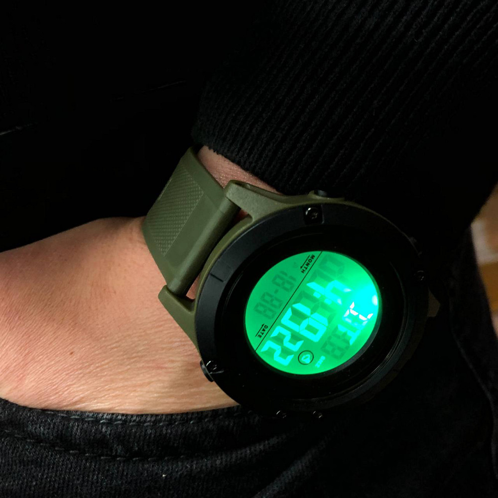 Часы мужские спортивные с шагомером SKMEI, Стильные тактические часы для мужчин для походов MN-31 Львов - изображение 8
