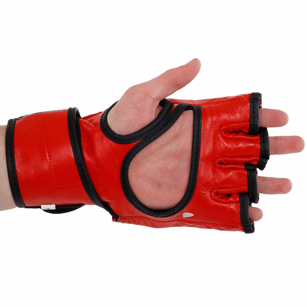 Рукавички для змішаних єдиноборств MMA шкіряні VELO ULI-4032 розмір S-XL Рукавички для боксу та єдиноборств Київ - фото 3