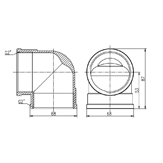 Куточок Thermo Alliance Forte 2" ВВ SF36850 Київ