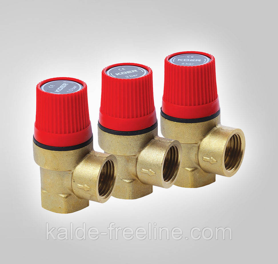 Запобіжний клапан "Koer" 1/2" 6 BAR Харків - фото 2