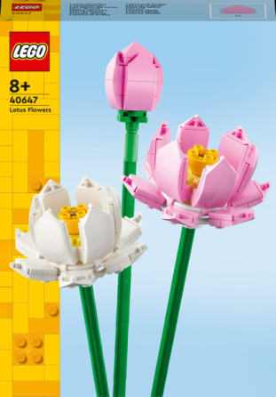 Конструктор LEGO Botanicals Квіти лотоса 220 деталей (40647) Харків
