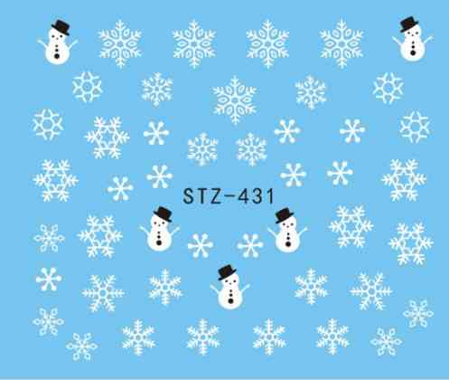 Новорічні наклейки на нігті Київ