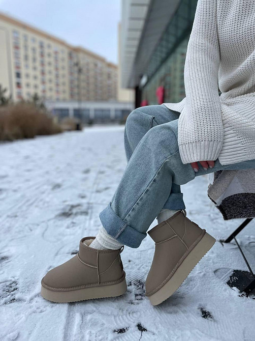 ITTS Угги жіночі ITTS A801-C капучіно (зима, шкіра натуральна) (5737) 37 Коломия - фото 5