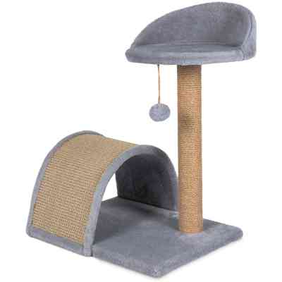 Дряпка (когтеточка) для котов Природа Д051 50х38х65 см серая (4823082429608) Винница