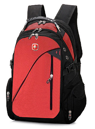 Рюкзак спортивный SWR 7652R 30л 44x32x17 черно-красный Киев - изображение 1