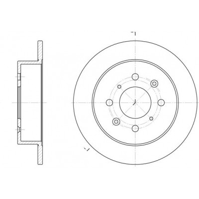 Тормозной диск REMSA 6521.00 Винница - изображение 1