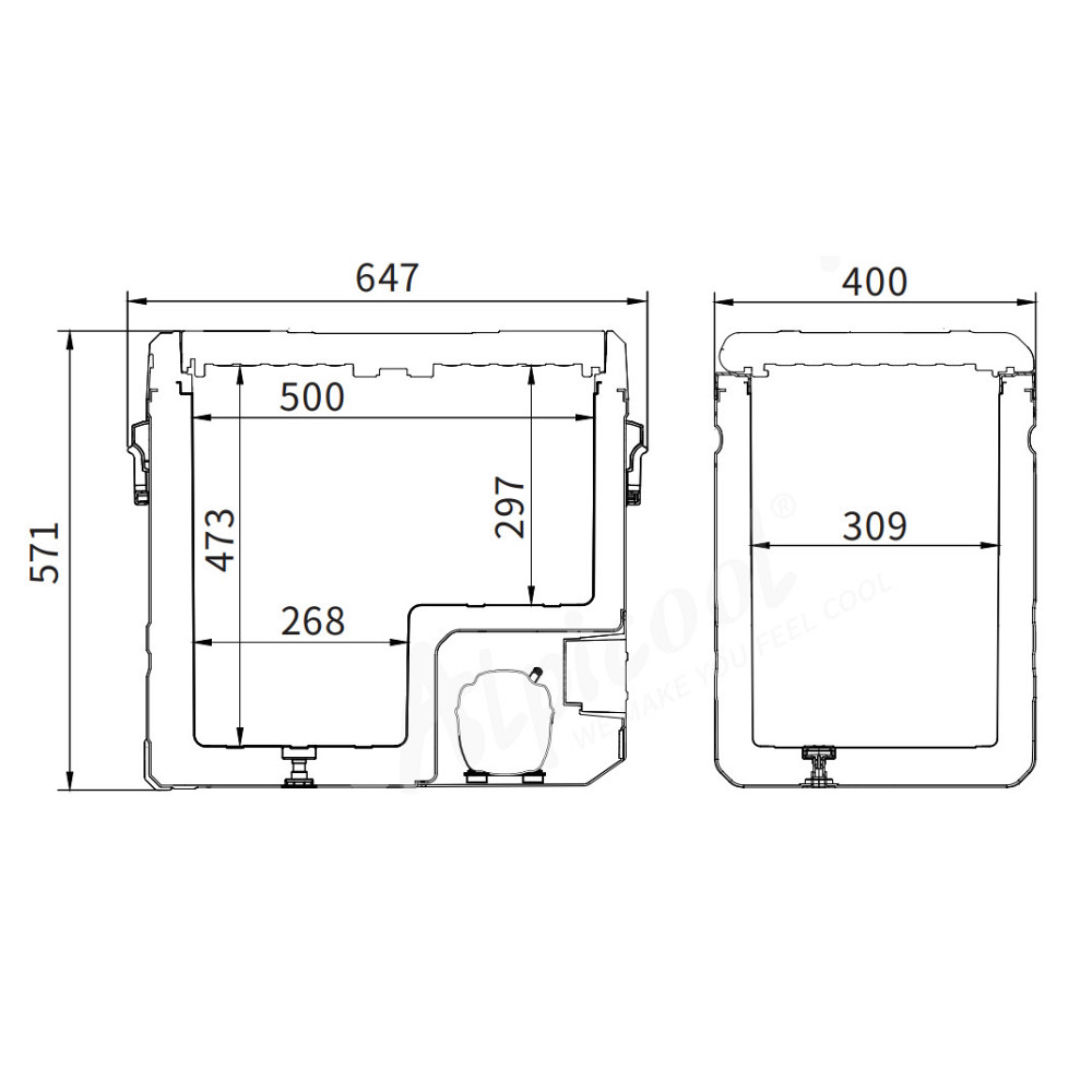 Автохолодильник Alpicool TS60 (LG компрессор). 60 Л -20℃.  12, 24, 220 вольт Киев - изображение 5