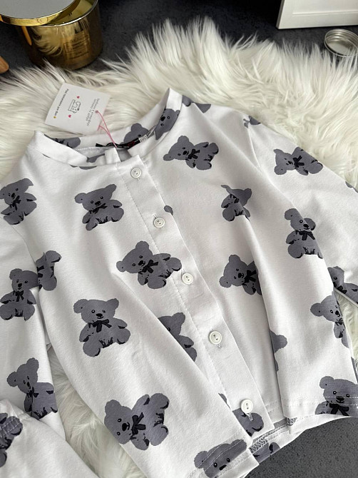 Женская стильная домашняя принтованная пижама качественный кулир Белый 2, 42/44 Одесса - изображение 3