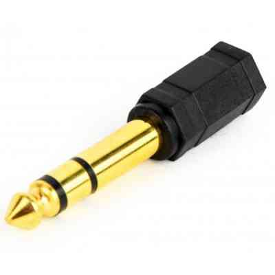 Перехідник 6.35мм M / F 3.5 мм Cablexpert (A-6.35M-3.5F) Вінниця