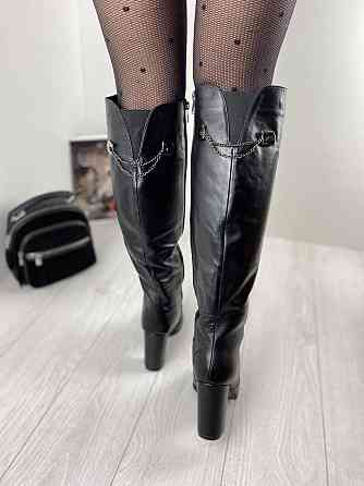 Чоботи жіночі ARLEN чорні шкіра натуральна зима 37р. (3166) Коломыя