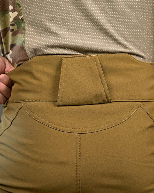 Тактические штаны софтшел DRAFT  высокая талия кайот  ВТ76566 Одесса - изображение 2