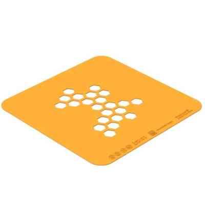 Кондитерський килимок Silikomart для декорування "Мед" d 100x77 h 1 мм 2 шт (STENCIL MIELE) Вінниця