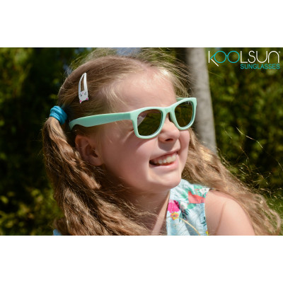 Детские солнцезащитные очки Koolsun Wave, 3-10 років, м''ятні (KS-WABA003) Винница - изображение 3