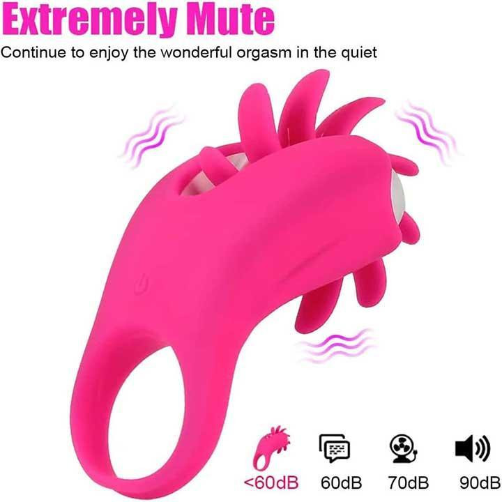 Виброкольцо с ротацией для стимуляции клитора 20 режимов Фуксия Винница - изображение 14