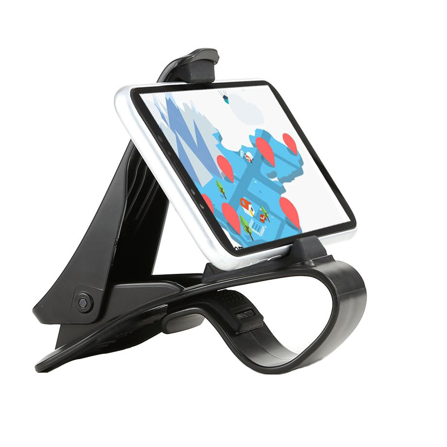 Тримач для смартфона/навігатора в машину на козирок приладової панелі (Чорний) Николаев - изображение 1