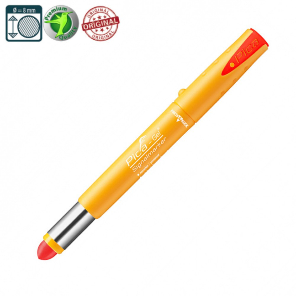 Маркер водо-термостійкий PICA GEL Signal marker червоний 2-8 мм Одеса - фото 1