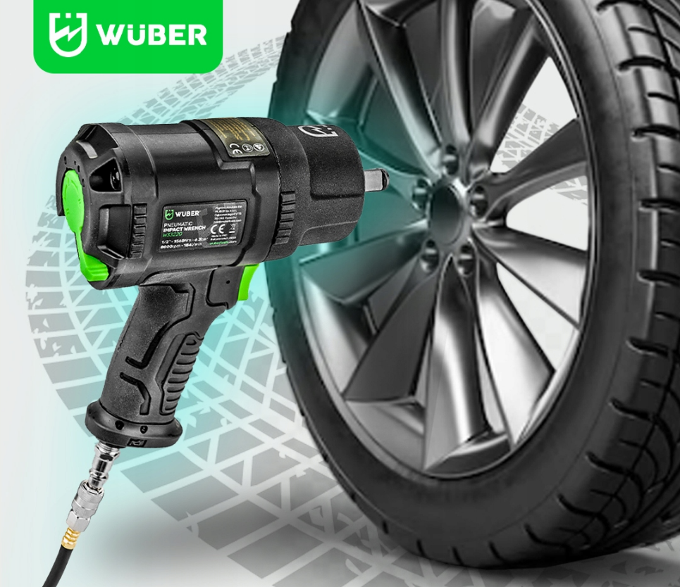 Гайковерт пневматический ударный 1560Нм 1/2 Wuber (Польша) Киев - изображение 9