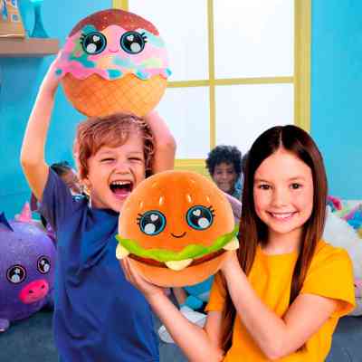 Мягкая игрушка Biggies серии Little Foodies – Бургер (надувная игрушка, насос) (BIG002-BU) Винница