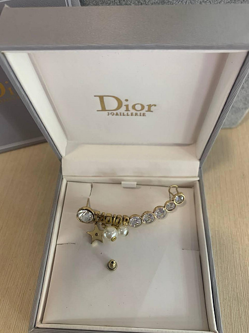 Одна сережка кафа з підвісками перлинами Одеса - фото 5