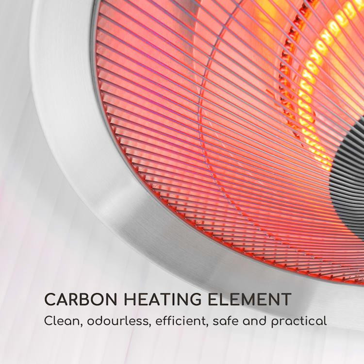 Б/У Підвісний інфрачервоний електричний обігрівач Blumfeldt Venice Heat 1.8 кВт з пультом Німеччина Дніпро - фото 10