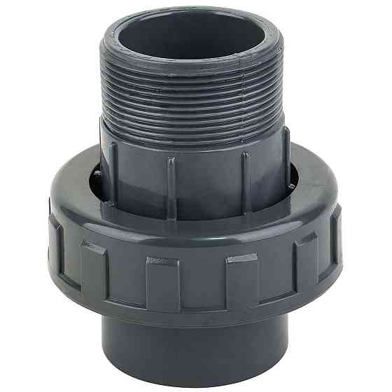 Муфта ПВХ Kripsol EHR30 50.C розбірна, із зовнішньою різьбою d50х2" Київ