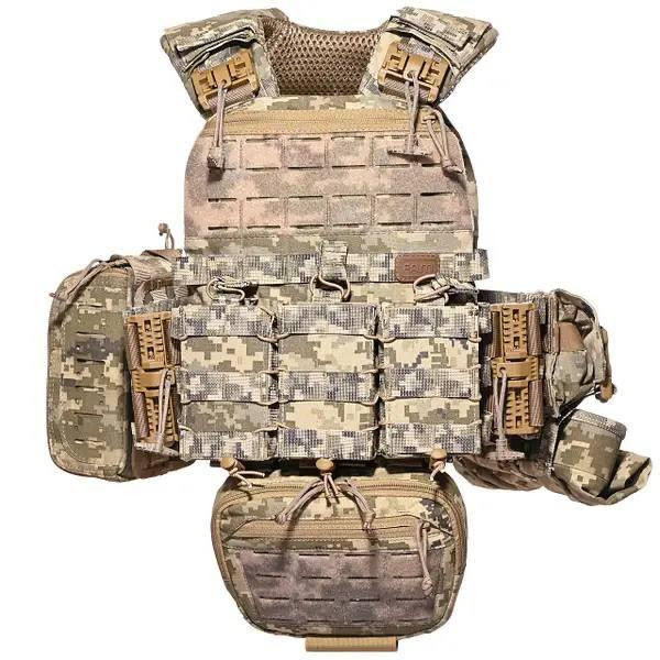 Тактический комплект плитоноски М7 с 7 подсумками (без плит) Пиксель Винница - изображение 1