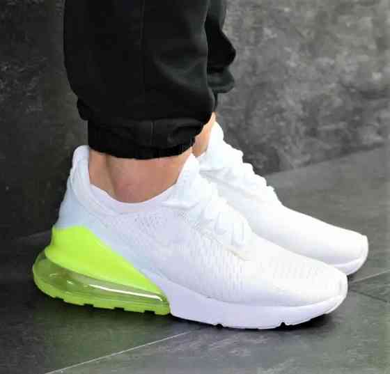 Кросівки Nike 270 Чоловічі Білі з Амортизацією Жовті Найк (розміри: 45) Дніпро