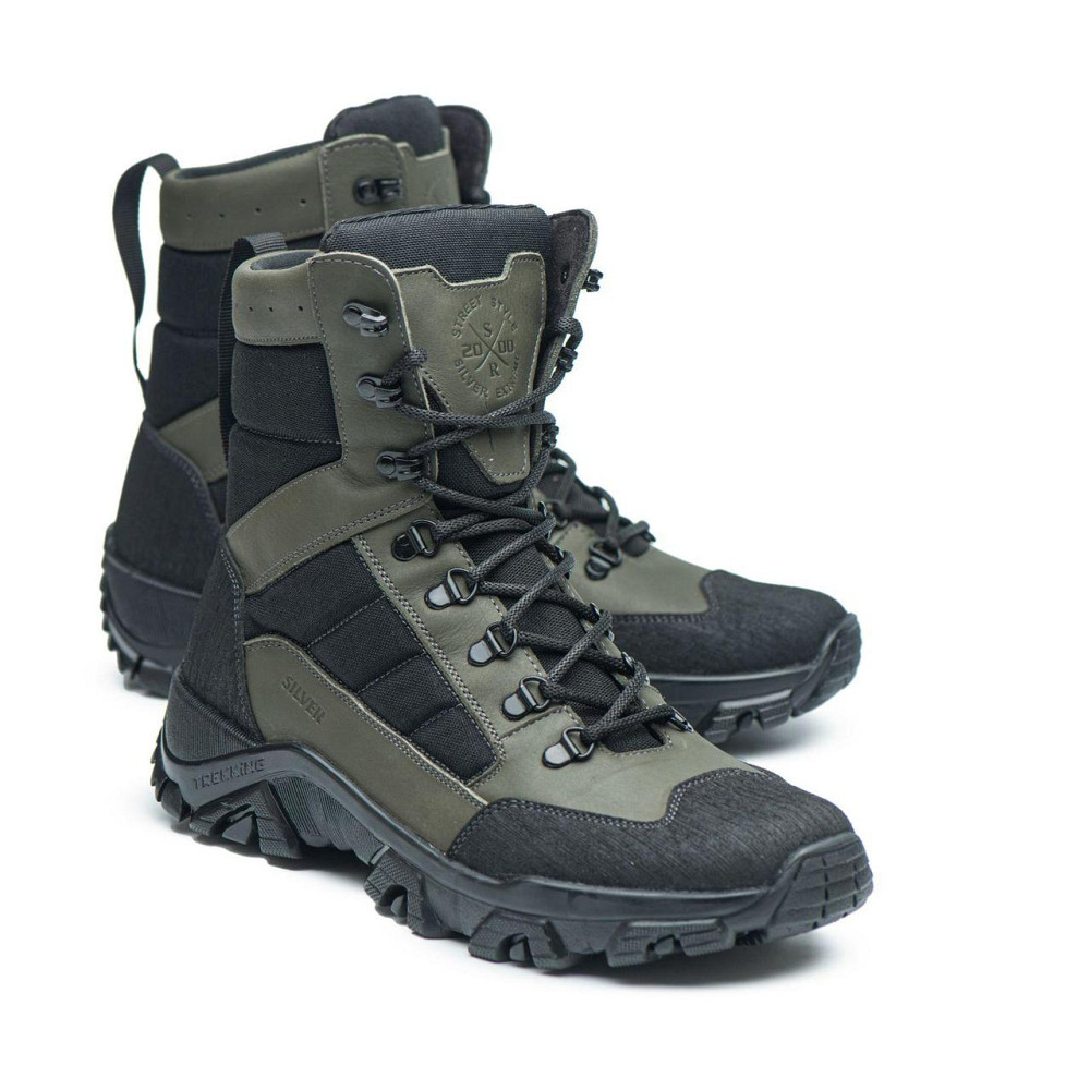 Зимові, справжні чоловічі тактичні черевики, берці, вологостійкі, водонепронекні хакі 43 (28,5) Харків - фото 1