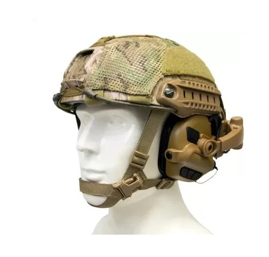 Тактические активные наушники с микрофоном Earmor M32X Mark3 (Койот) Винница - изображение 1