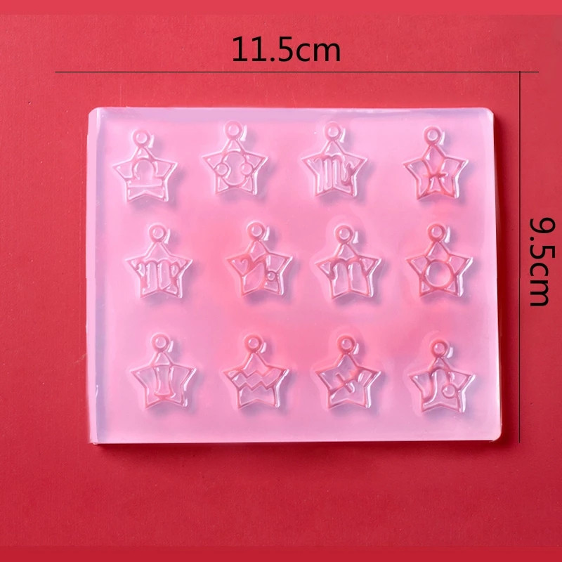 Молд силиконовый Знаки зодиака 115 на 95 мм серый Киев - изображение 2