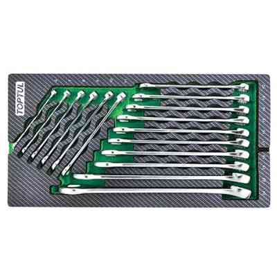 Ключ Toptul комбинированный 6-24мм 16 шт. (в ложементе, тип A) (GEA0162) Винница