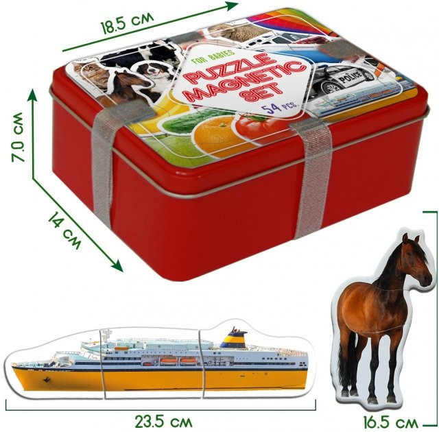 Набір магнітних пазлів Magdum "Baby puzzle" ML4031-62 EN Вінниця - фото 4