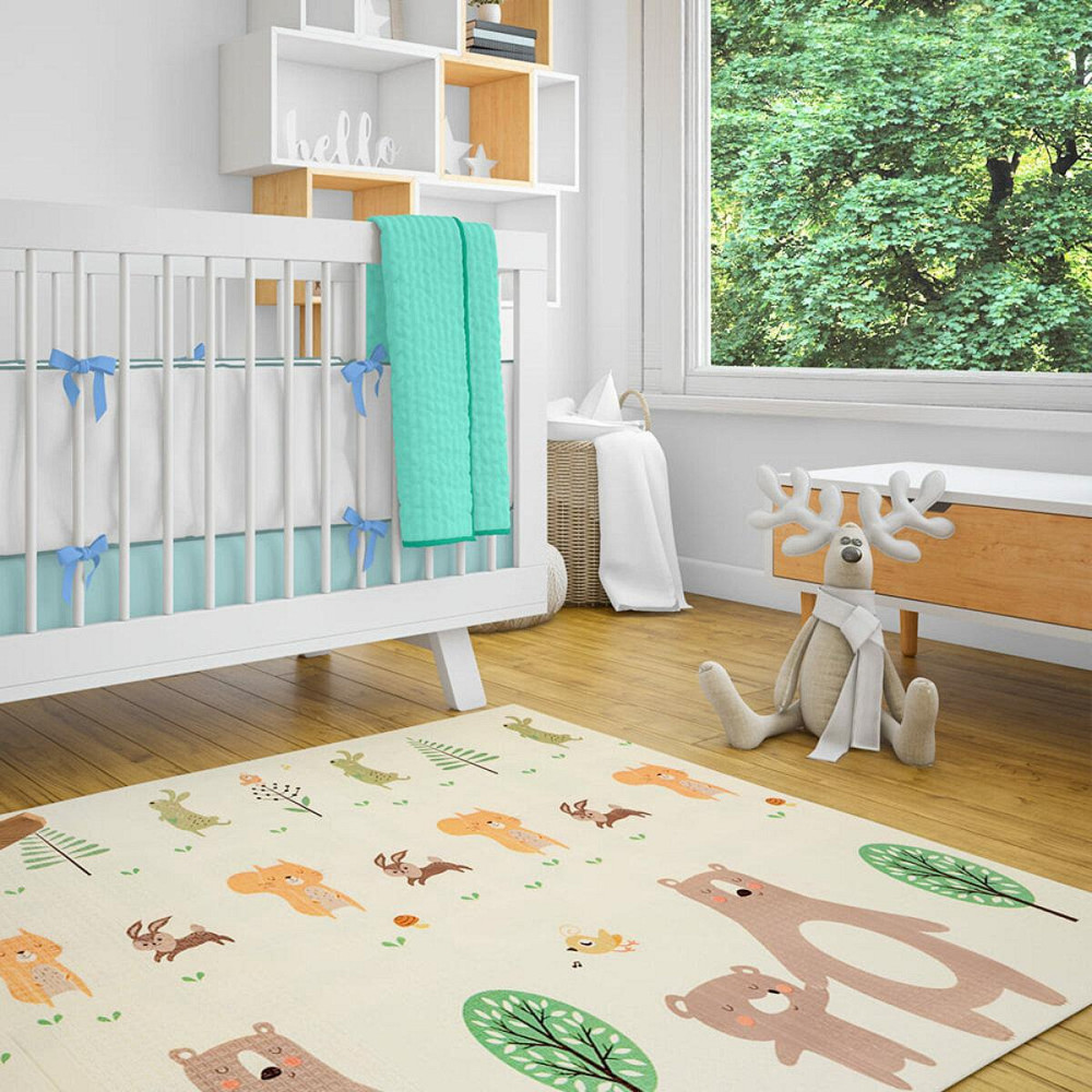 Детский складной развивающий коврик 