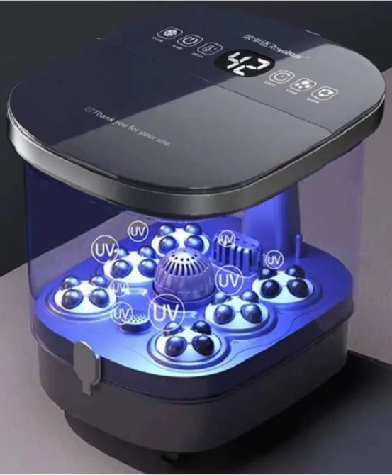 Гідромасажна ванна для ніг Royalstar-2205 з роликовим масажем + підігрів води та бульбашковий ефект Вінниця - фото 4