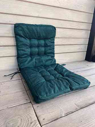 Подушка для стільців (50x120х8 см) подвійна Decorator Мальмо колір лазурний 84-131 Київ