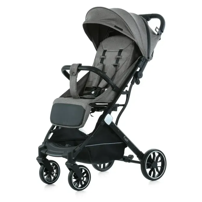 Коляска дитяча FLASH Chocolate прогулянкова з чохлом на ніжки Коричнева (M 5727-1) Чернігів - фото 2
