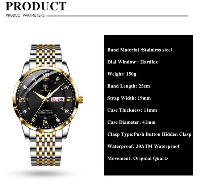 Годинник чоловічий наручний Hemsut Poedagar Sahara Gold (2 ремінці) Київ - фото 6