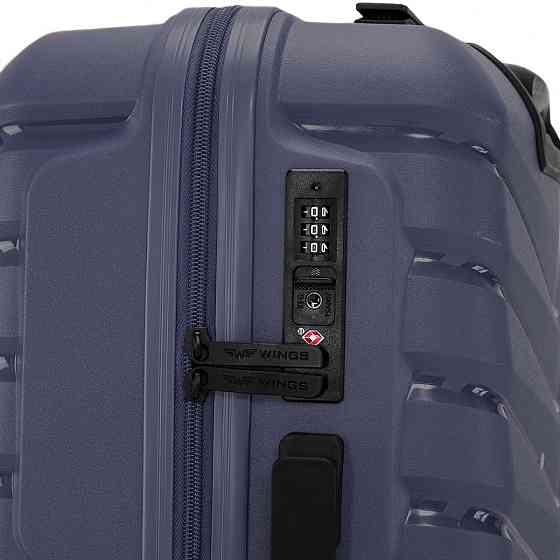 Валіза поліпропіленова WINGS PHX01 мала 55 см синя Київ